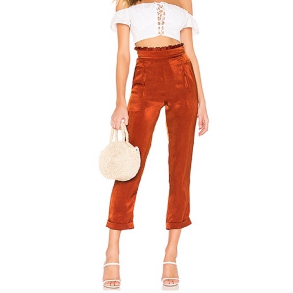 Majorelle orange trousers size S